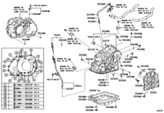 Transmission Case & Oil Pan (Atm)