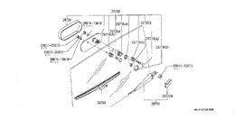 Rear window wiper