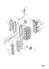 Cylinder Block Assembly (Serial # 0E173428 Thru 0E287999)