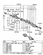 Front axle drive shaft