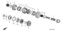 Countershaft/gear