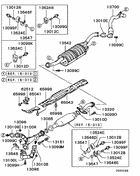 Exhaust pipe & muffler