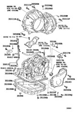 Transmission Case & Oil Pan (Atm)