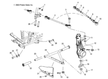 A-arm/strut mounting