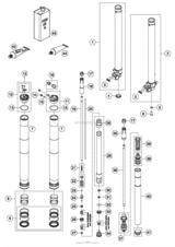 Front Fork Disassembled