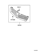Radiator grille,headlamp bezel