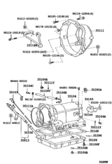 Transmission Case & Oil Pan (Atm)