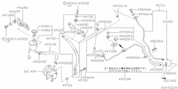 Power steering piping