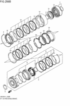 at - first / reverse brakes