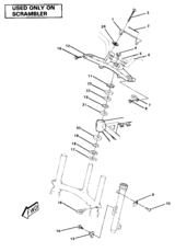 Steering assembly-scrambler