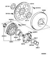 Torque Converter, Front Oil Pump & Chain (Atm)