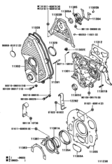 Timing Gear Cover & Rear End Plate