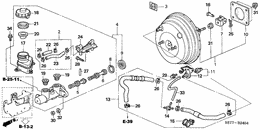 Brake master cylinder/ master power