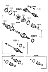 Rear Axle Shaft & Hub