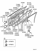 Front door panel & glass