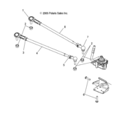 Transmission, selector mounting