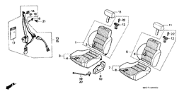 Front seat/seatbelts