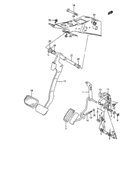 Pedal and pedal bracket