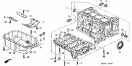 Cylinder block/oil pan