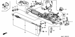 Power steering gear box