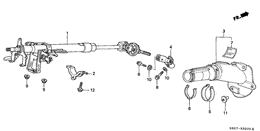 Steering column