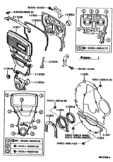 Timing Gear Cover & Rear End Plate