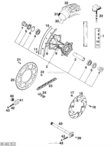 Rear Wheel 620 Sx
