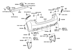 Rear Bumper & Bumper Stay