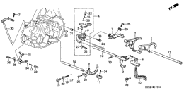 Shift fork/selector fork