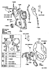 Timing Gear Cover & Rear End Plate