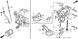 Oil pump/oil strainer