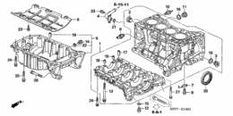Cylinder block/oil pan