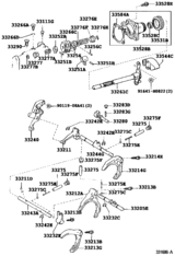 Gear Shift Fork & Lever Shaft (Mtm)