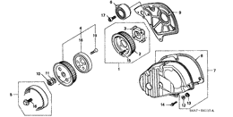 Fuel injector pump drive cover
