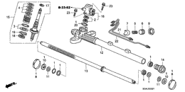 P.s. gear box components