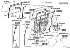 Rear Door Panel & Glass