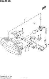 Rear Combination Lamp (Lt-A400Fzl6 P33)