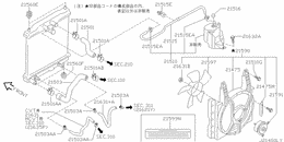 Radiator, shroud & fitting