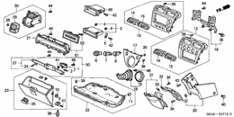 Instrument panel garnish