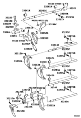 Gear Shift Fork & Lever Shaft (Mtm)
