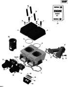 01- Cylinder, Exhaust Manifold And Reed Valve