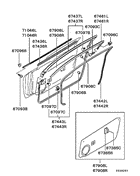 Front door panel & glass