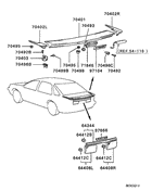 Rear garnish & moulding