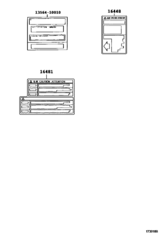 Caution Plate & Name Plate (Engine)