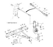 A-arm/strut mounting