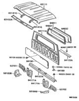 Roof Panel & Back Panel