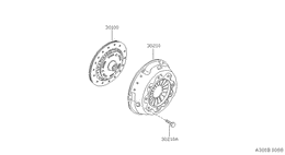 Clutch cover, disc & release parts