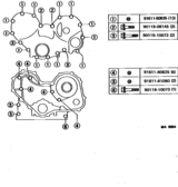 Timing Gear Cover & Rear End Plate
