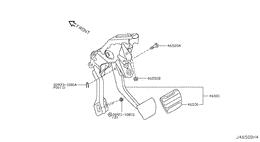 Brake & clutch pedal