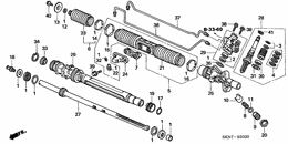 P.s. gear box components
